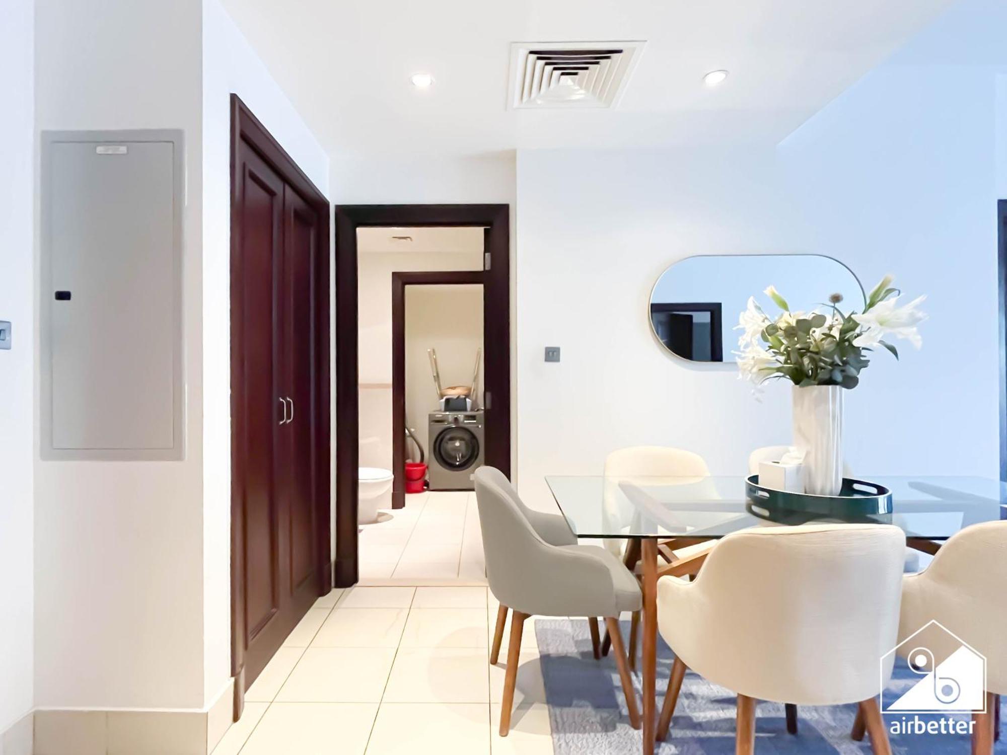 Apartment Luxury 2bedroom With Terrace & Burj Khalifa View *