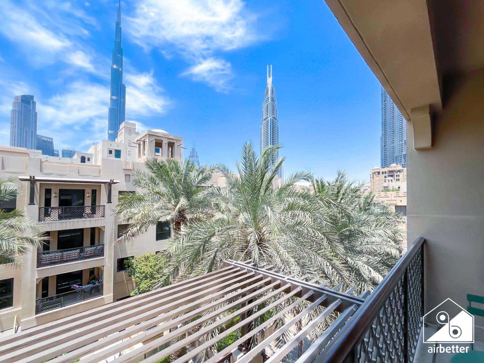 Luxury 2bedroom With Terrace & Burj Khalifa View * Dubai