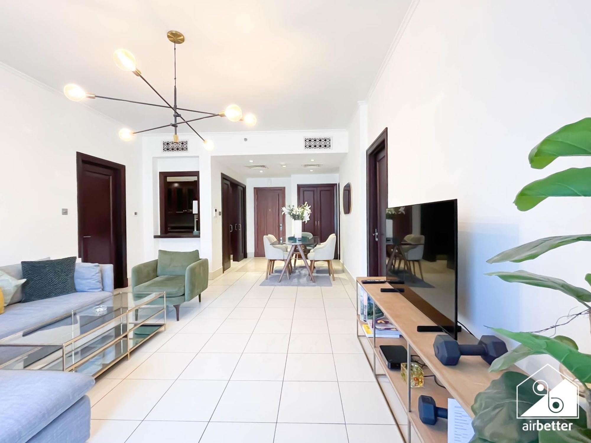 Apartment Luxury 2bedroom With Terrace & Burj Khalifa View *