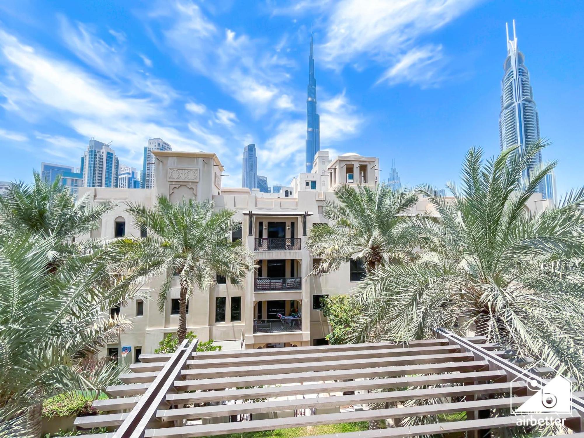 Apartment Luxury 2bedroom With Terrace & Burj Khalifa View Dubai